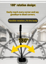 Smartlyo retractable bent bar car wash brush with long handle and flexible design for easy vehicle cleaning.