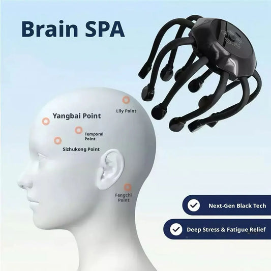 Intelligent Octopus Head Massager