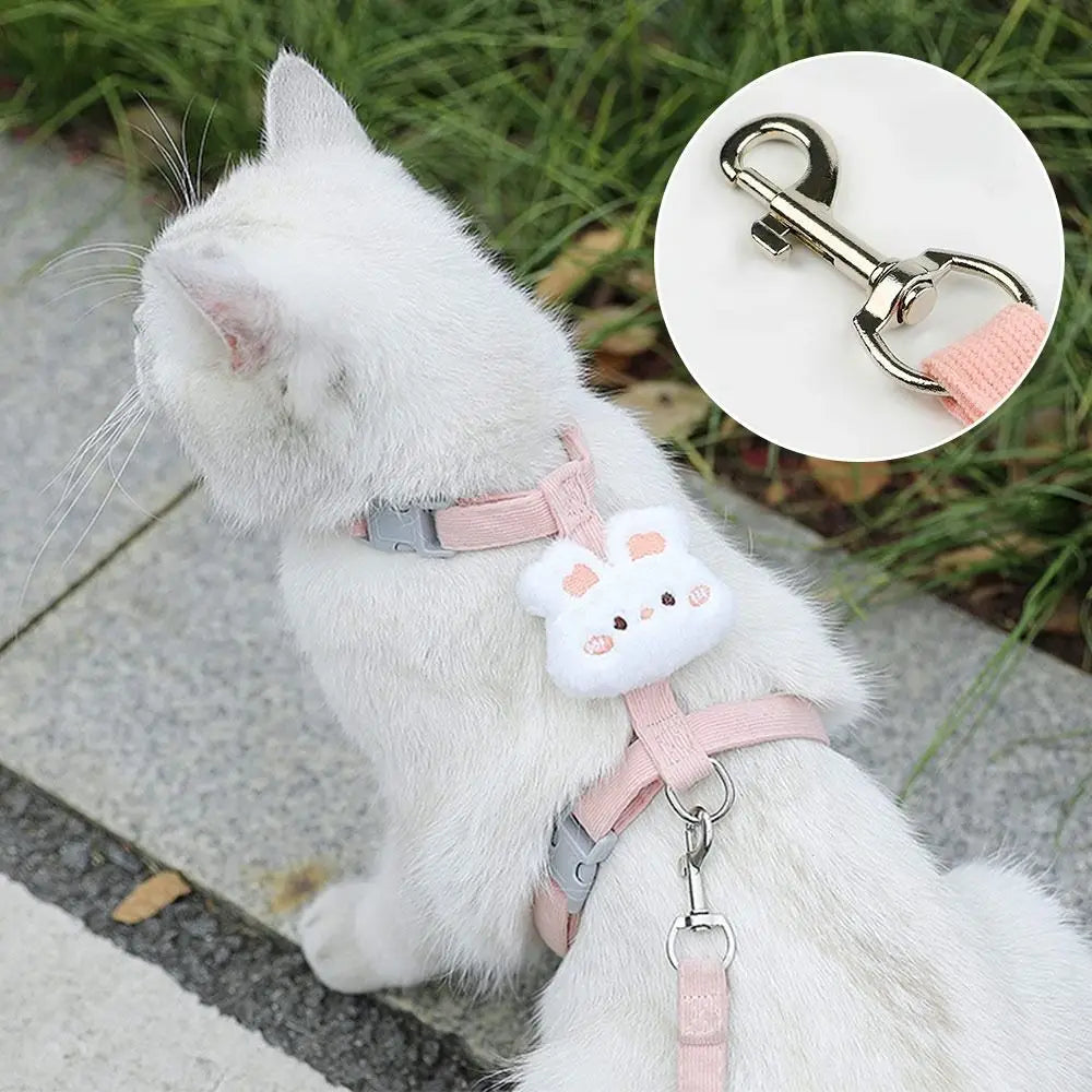 Summer Cute Animal Cat Harness