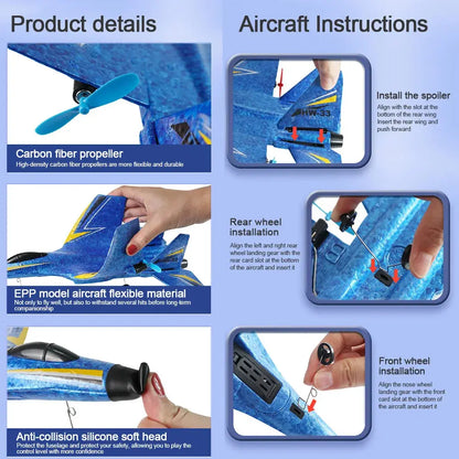 Remote control SU-27 plane by Smartlyo, detailed model with wings and propellers, ready for flying action.