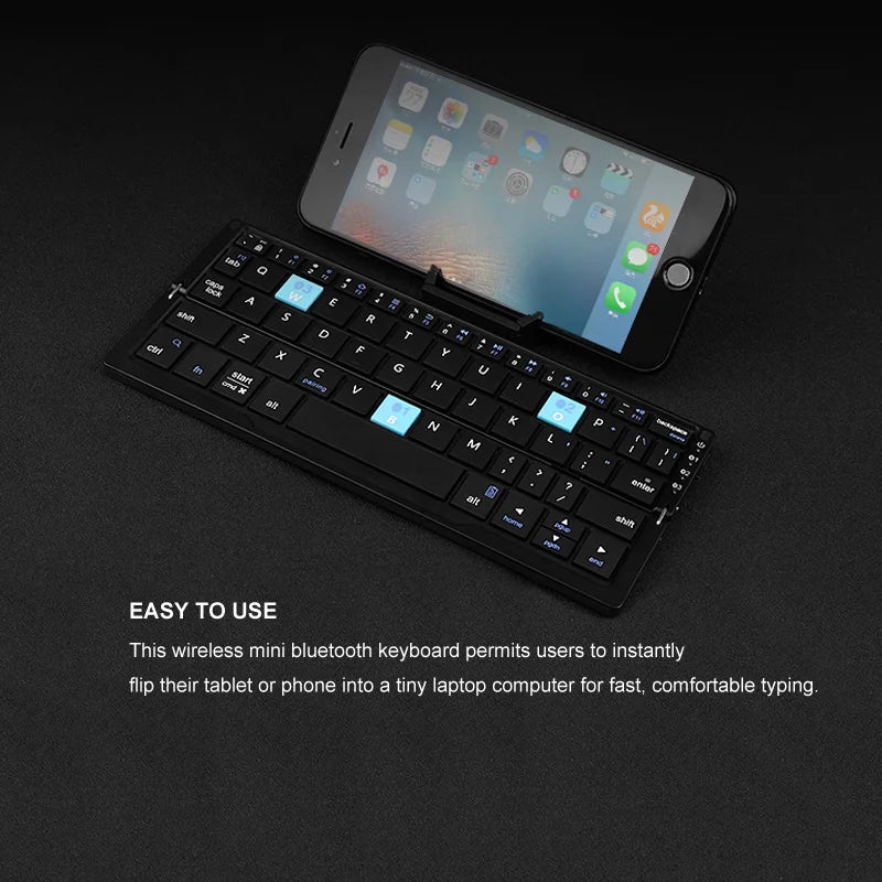 BOW Mini Folding Bluetooth Keyboard