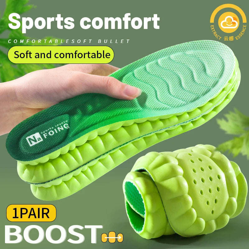 Breathable Shock Absorption Cushion Running Orthopedic Care Insoles
