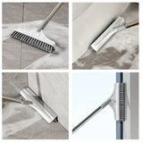 Smartlyo 2 in 1 multifunctional scrub brush with bristles and scraper for cleaning dishes, surfaces, and tough grime.