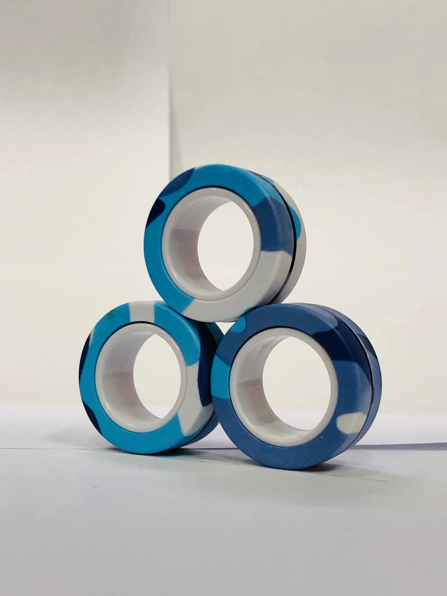 Magnetic Fidget Rings 3pcs – Finger Spinner Stress Relief Set