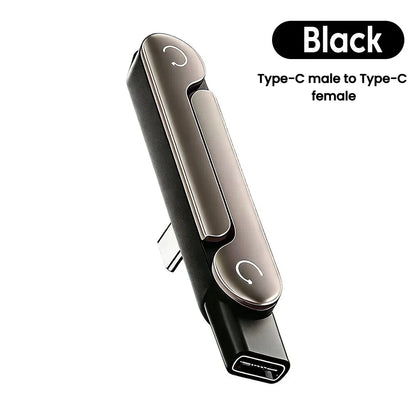 2-in-1 240W USB-C Cable & Foldable Bracket – Fast Charge + Phone/Tablet Stand