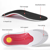Smartlyo orthopedic arch support insoles with cushioned design and supportive arch for enhanced foot comfort.
