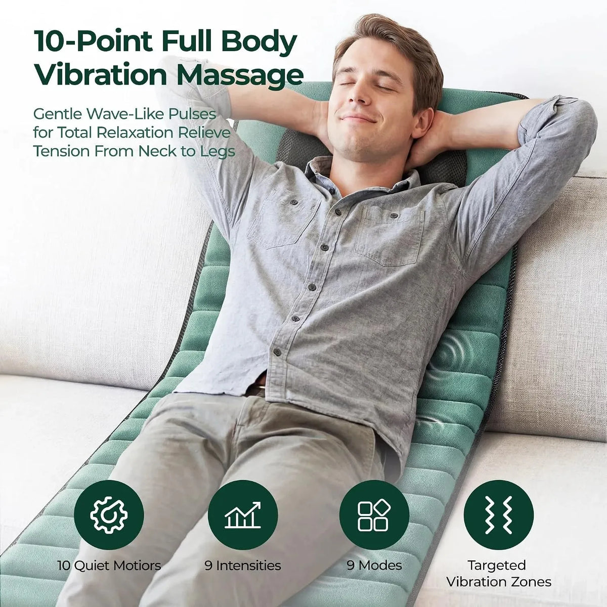 Massage mat features