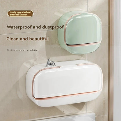 Smartlyo luxury wall-mounted soap holder with sleek design and durable finish, ideal for modern bathroom decor.