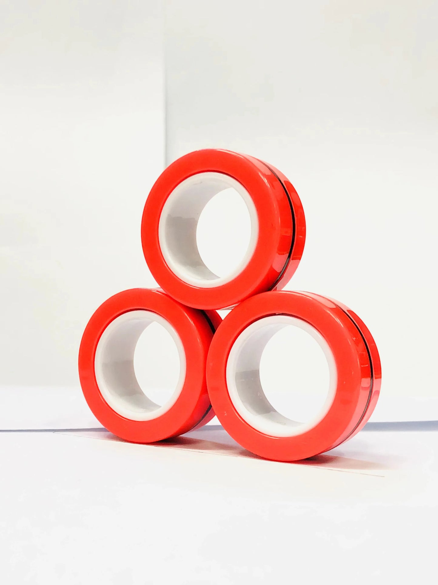 Magnetic Fidget Rings 3pcs – Finger Spinner Stress Relief Set