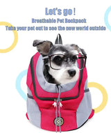 Smartlyo pet carrier portable travel backpack with mesh windows and adjustable straps for comfortable pet transportation.