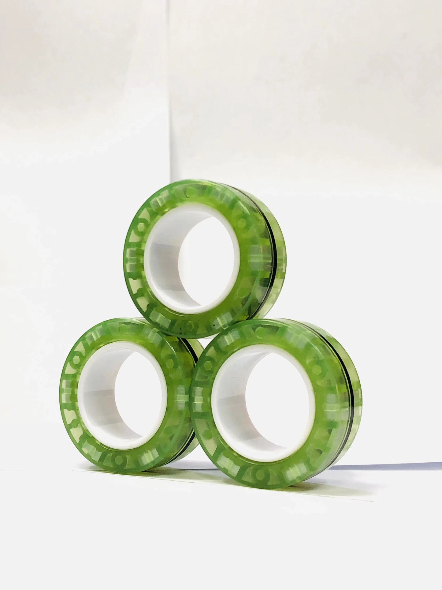 Magnetic Fidget Rings 3pcs – Finger Spinner Stress Relief Set
