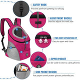 Smartlyo pet carrier portable travel backpack with mesh sides and adjustable straps for comfortable travel with small pets.