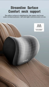 Smartlyo car lumbar support back cushion and neck pillow set, designed for ergonomic comfort during driving.