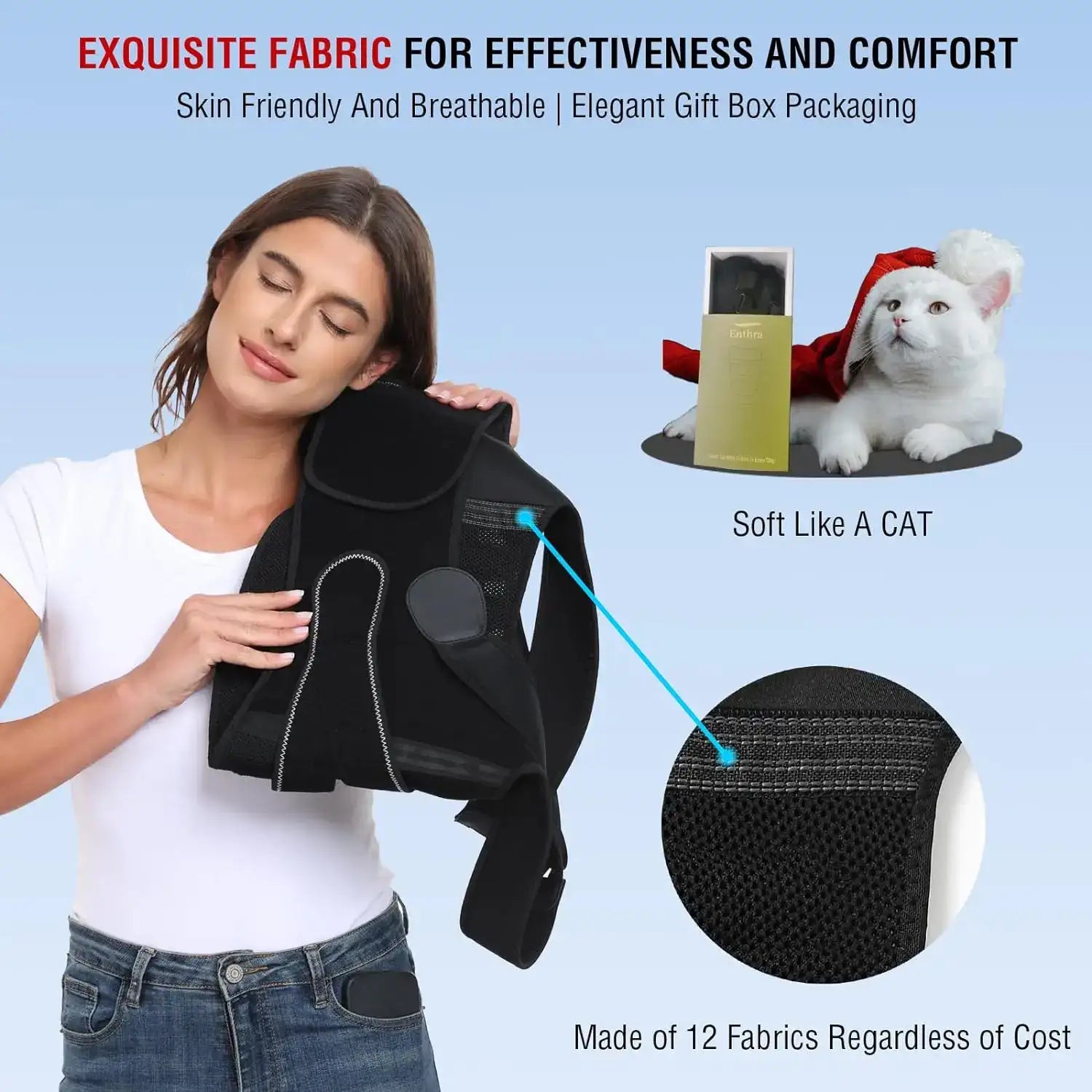 Smartlyo posture corrector for women and men, adjustable straps and breathable material for improved back support and alignment.