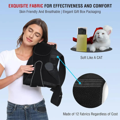Smartlyo posture corrector for women and men, adjustable straps and breathable material for improved back support and alignment.
