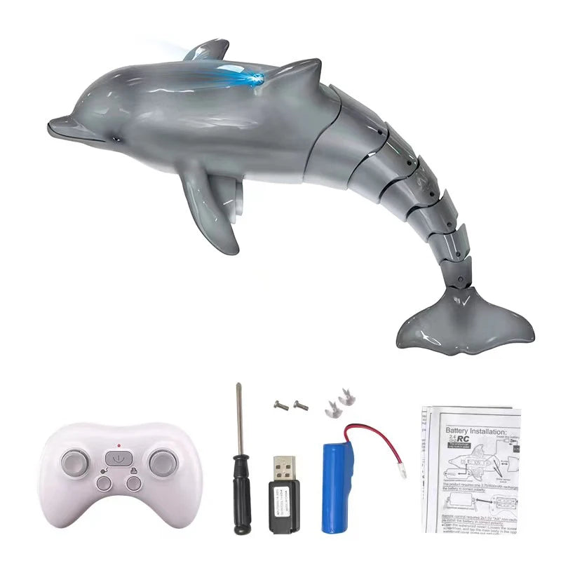 Smart RC Shark whale Spray Water Toy