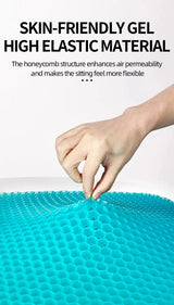 Smartlyo Honeycomb Pain Relief Cushion with honeycomb design, ergonomic shape, and soft cushioning for comfort and pain relief.