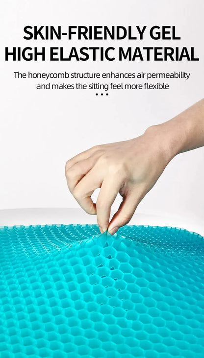 Smartlyo Honeycomb Pain Relief Cushion with honeycomb design, ergonomic shape, and soft cushioning for comfort and pain relief.