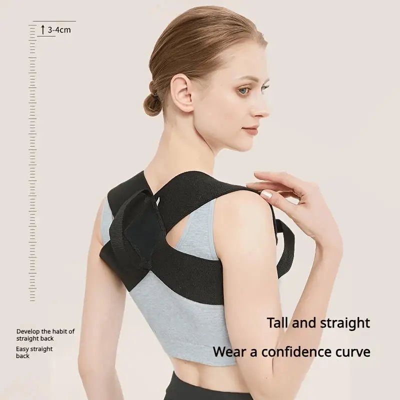 Adjustable Back Posture Corrector – Clavicle & Spine Support Brace for Upper Back & Shoulders