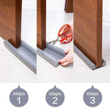 Black door sealing strip by My Store, flexible weatherproof strip for sealing gaps and improving insulation.