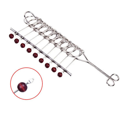 Metal 3D Wire IQ Brain Teaser Puzzle Set — Montessori Wit Game