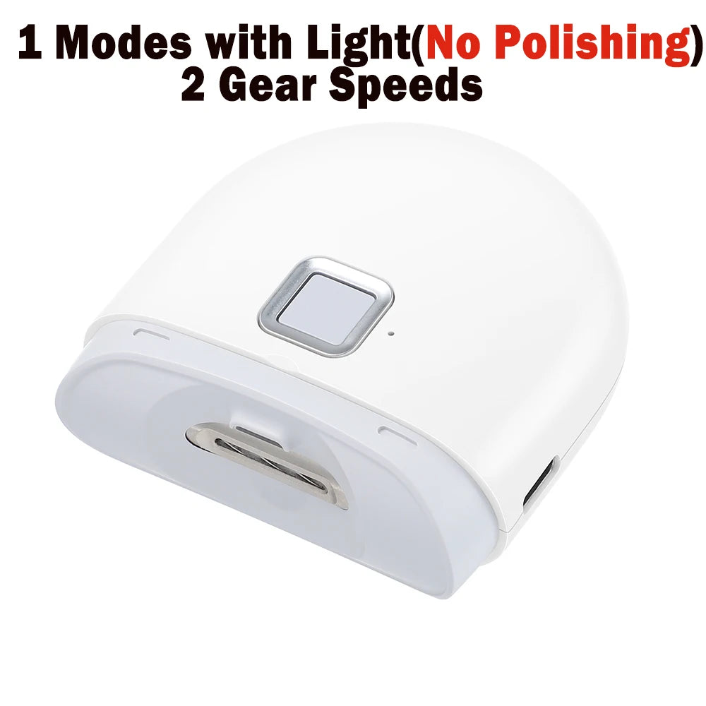 Rechargeable Electric Nail Clipper with LED Light