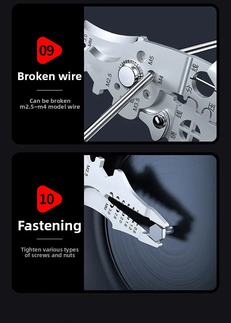 Smartlyo multifunctional wire handling tool with ergonomic design, featuring grips and hooks for easy wire management and organization.