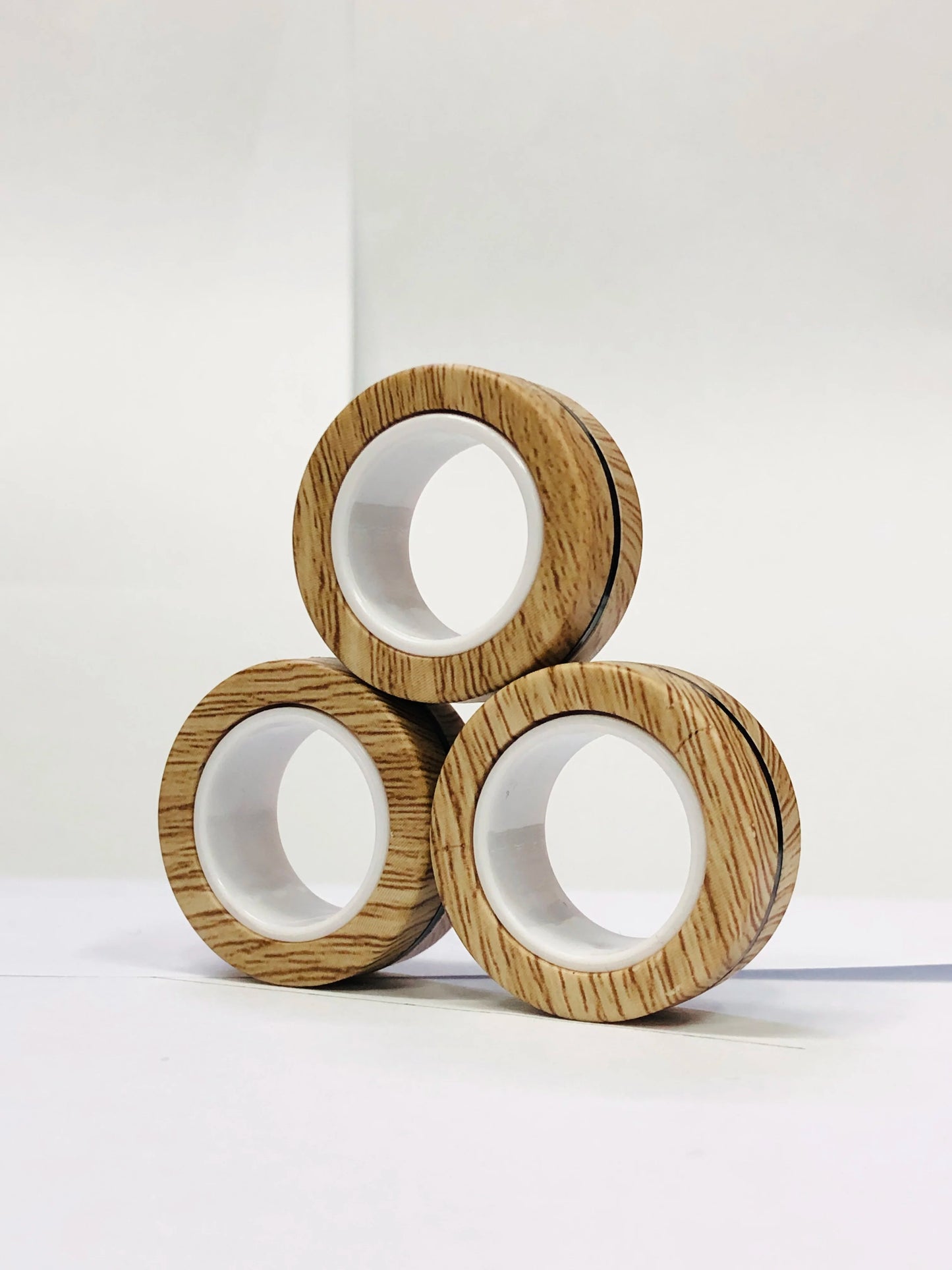 Magnetic Fidget Rings 3pcs – Finger Spinner Stress Relief Set