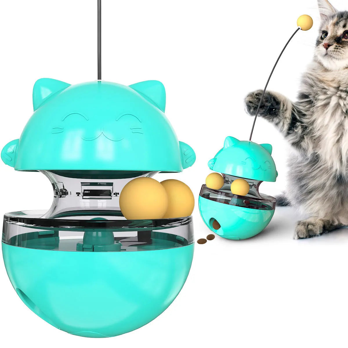Interactive cat toy set from Smartlyo featuring colorful toys and engaging elements for feline play and entertainment.