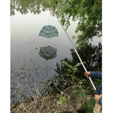 Smartlyo foldable fishing net with a lightweight frame and mesh netting, ideal for portable fishing and outdoor use
