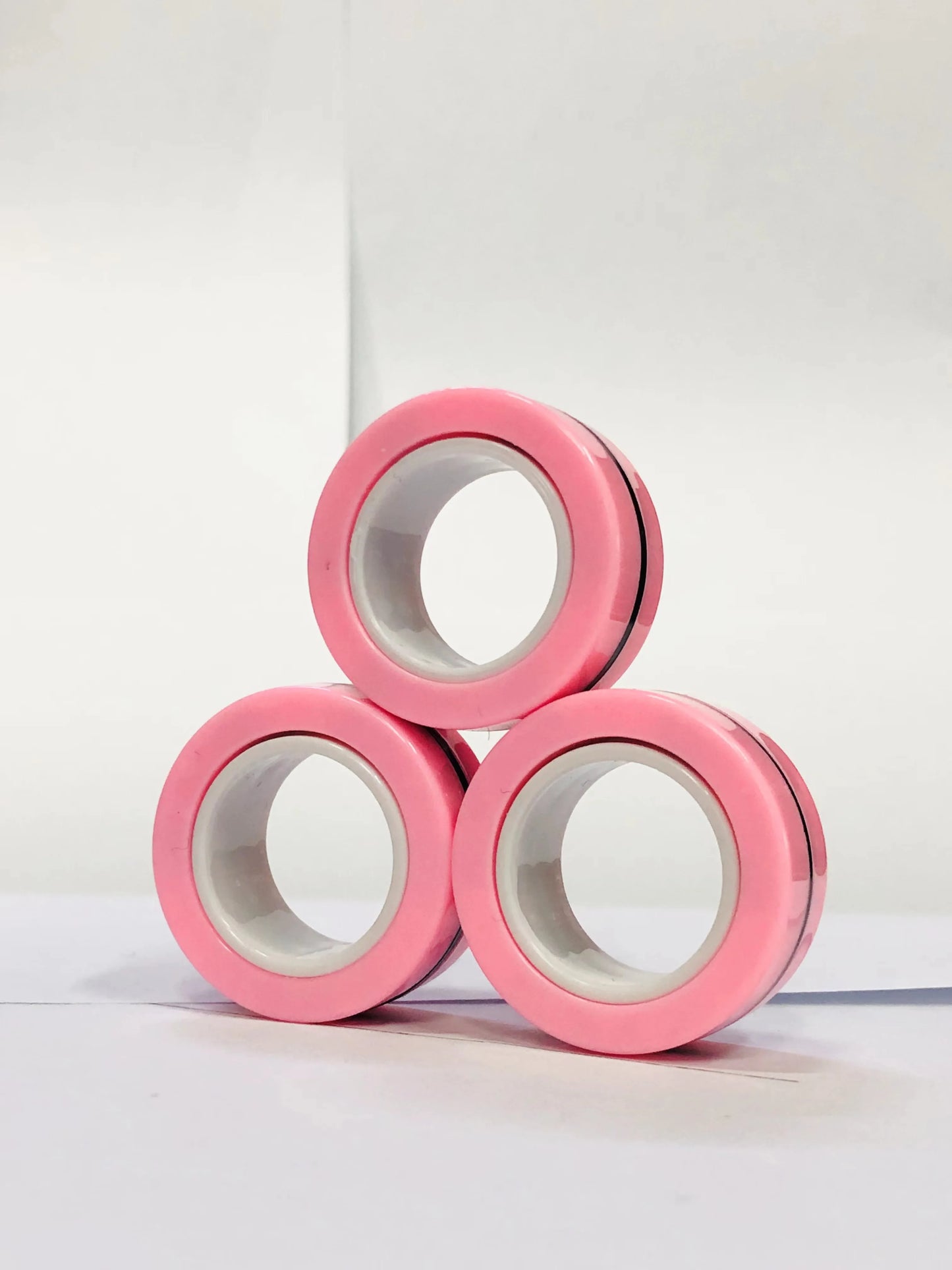 Magnetic Fidget Rings 3pcs – Finger Spinner Stress Relief Set