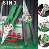 Multi-function electrician wire stripping pliers