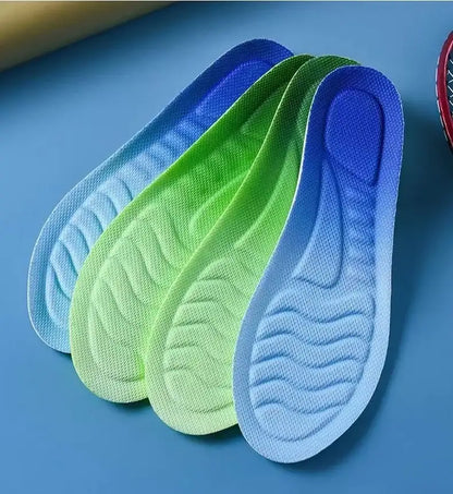 Smartlyo breathable shock absorption running orthotic insoles with orthopedic cushion for comfortable support and impact protection