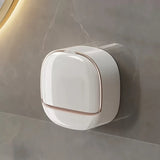 Luxury wall-mounted soap holder by Smartlyo, sleek design with durable material for bathroom organization.
