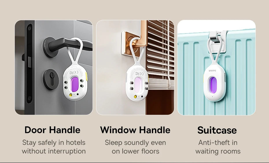 Smartlyo Baseus Camera Detector device with digital display and compact design for detecting hidden cameras and surveillance devices.