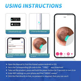 Smartlyo Smart Visual Ear Cleaner with Camera showing the device with a camera tip and LED light for ear inspection.