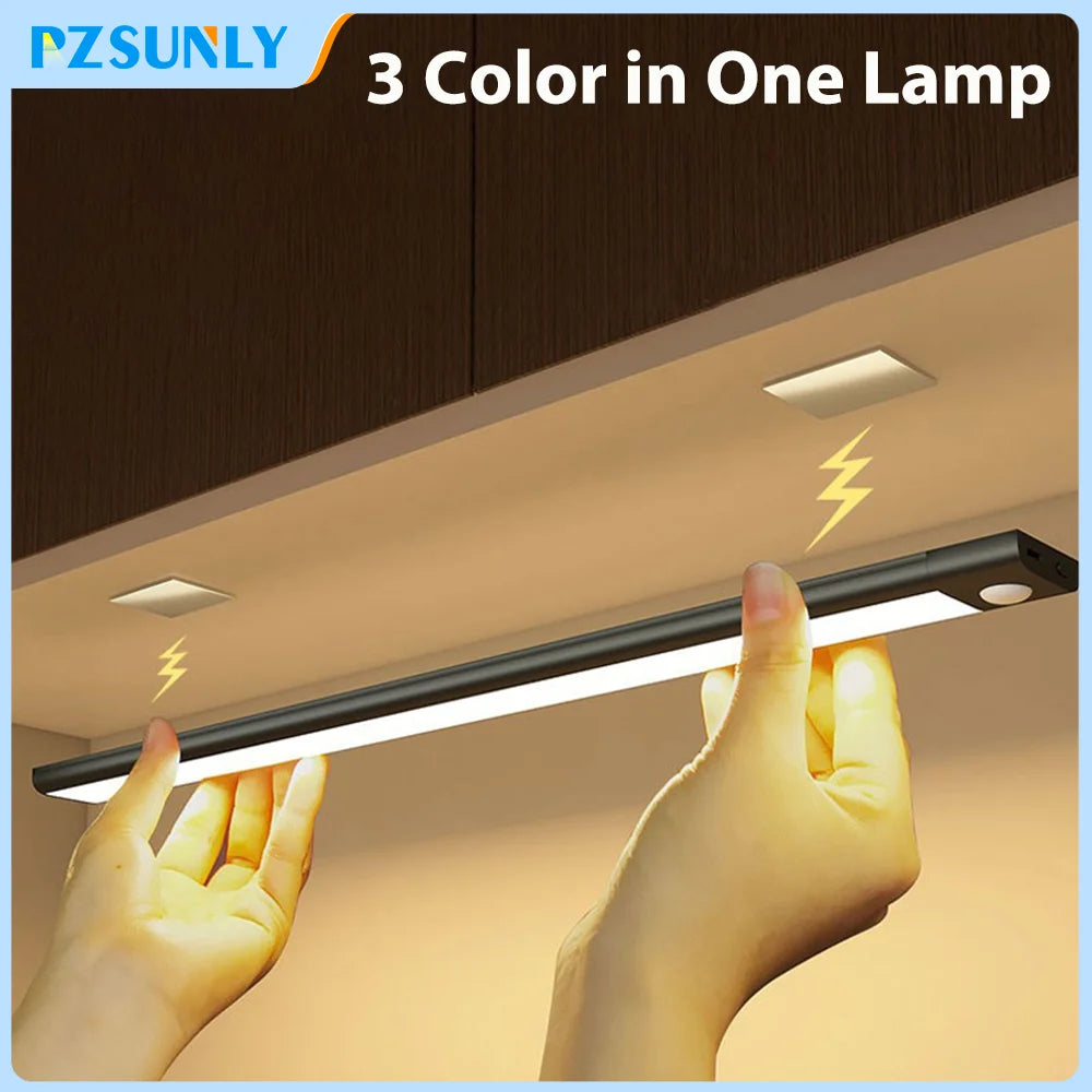 Motion Sensor LED Cabinet Light – USB Rechargeable