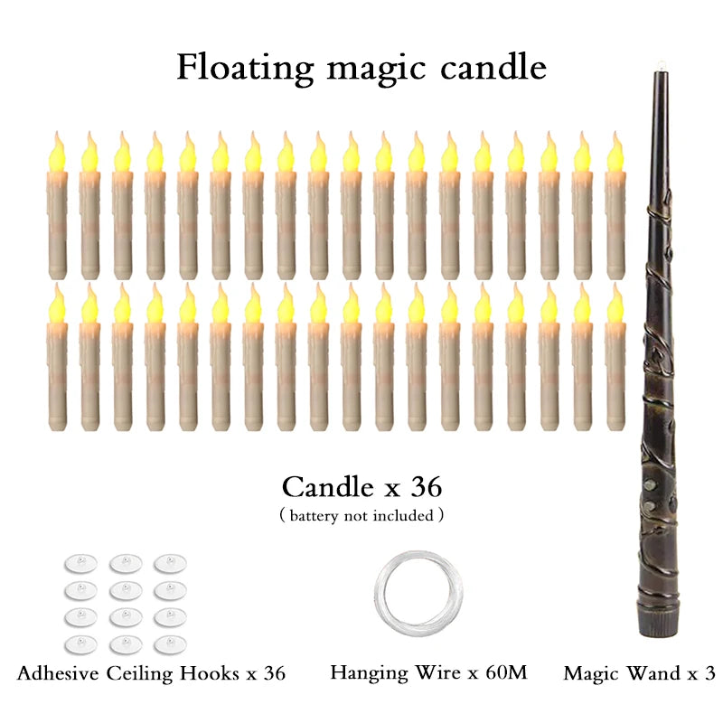 LED Floating Candles with Magic Wand – photo 13