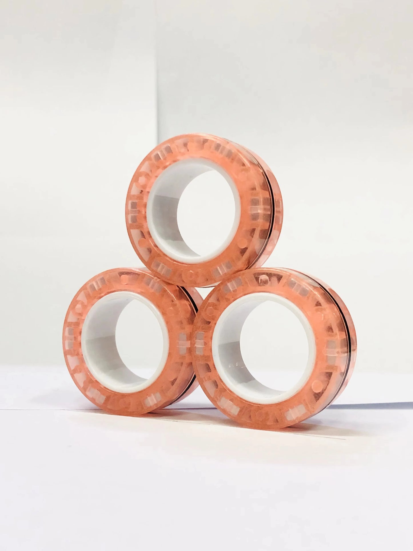 Magnetic Fidget Rings 3pcs – Finger Spinner Stress Relief Set