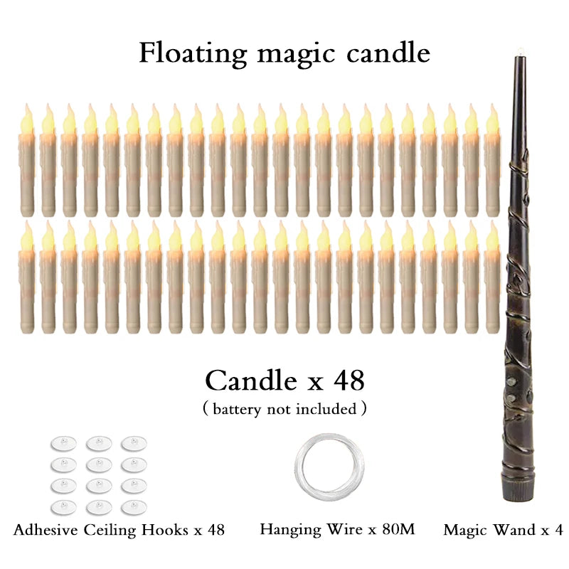 LED Floating Candles with Magic Wand – photo 7