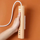 Set of 10 Smartlyo self-adhesive socket holders for organizing and securing electrical sockets easily.