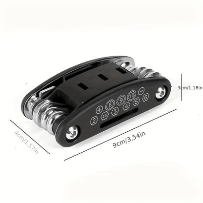 Smartlyo 16-in-1 socket wrench set with various sizes and attachments for versatile mechanical and repair work.