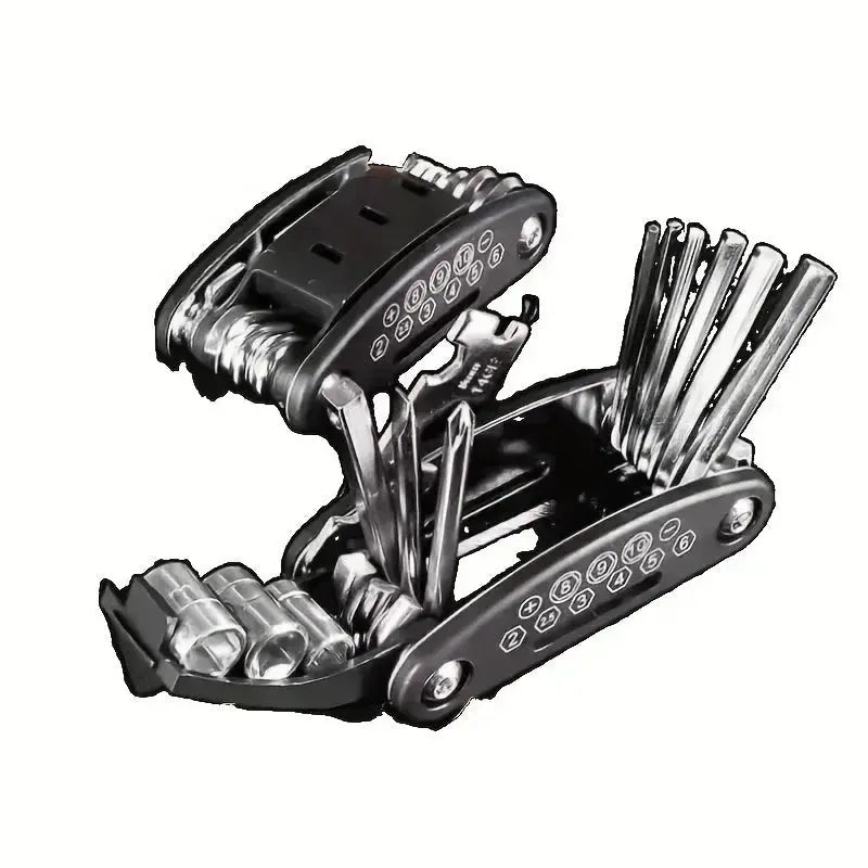 Smartlyo 16-in-1 socket wrench set with multiple interchangeable heads for versatile hand tool use.