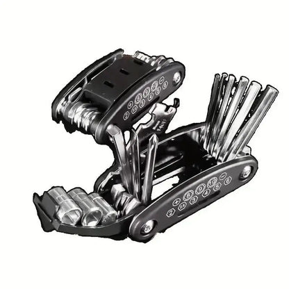 Smartlyo 16-in-1 socket wrench set with multiple interchangeable heads for versatile hand tool use.