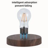 Smartlyo Magnetic Levitation Lamp floating above its base with a sleek modern design and glowing light effect.