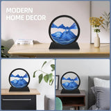 Colorful 3D Quicksand painting by My Store featuring vibrant swirling patterns and textured surface artwork.