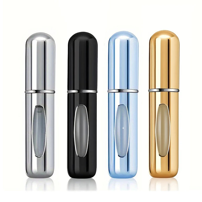 Mini portable perfume spray bottle, compact size with clear design, ideal for carrying your favorite fragrance on the go.