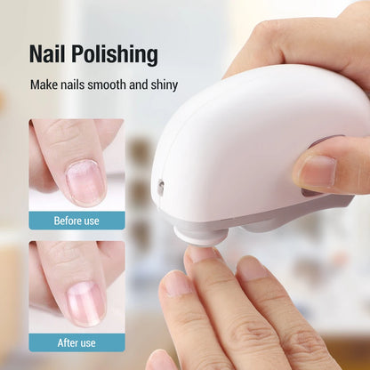 Rechargeable Electric Nail Clipper with LED Light
