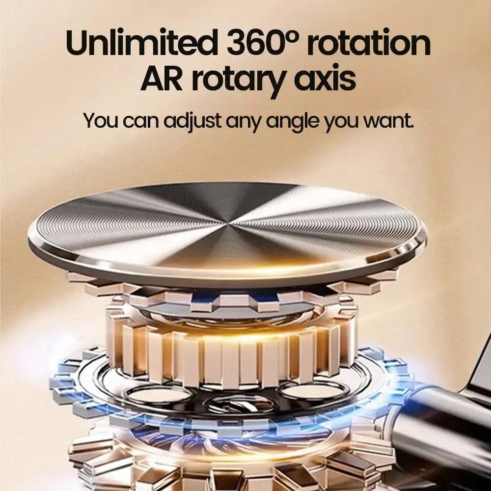 Smartlyo Olaf rotating table cell phone holder showing adjustable stand and rotating mechanism on a clean surface.
