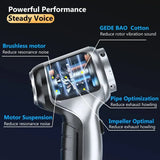 Wireless car vacuum cleaner by Smartlyo, cordless and compact for quick cleaning inside vehicles.